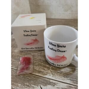 New Vintage United China & Glass Company Gift Mug Cheer Up Mug